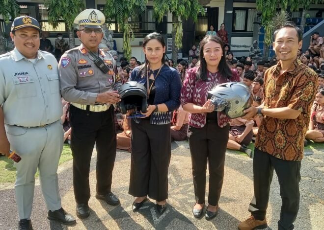 Menanamkan Keselamatan dari Bangku Sekolah, Jasa Raharja Hadir di SMPN 1 Abiansemal