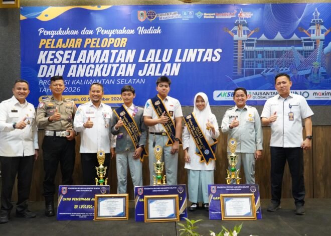 Jasa Raharja Kalsel Dukung Pelajar Pelopor Keselamatan Lalu Lintas Menuju Tingkat Nasional