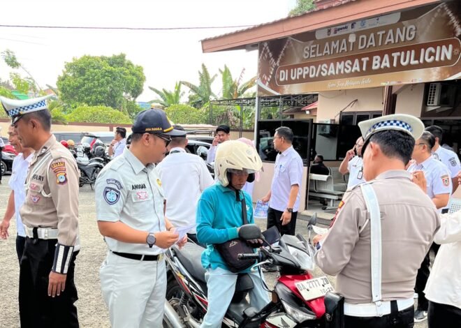 Tim Pembina Samsat Batulicin Gelar Operasi Gabungan, Pengendara Diingatkan Manfaatkan Relaksasi Pajak Kendaraan 2026