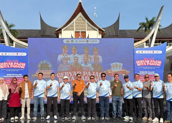 Gebyar Pajak Kota Padang 2026, Jasa Raharja Sumbar Apresiasi Kepada Wajib Pajak yang Taat
