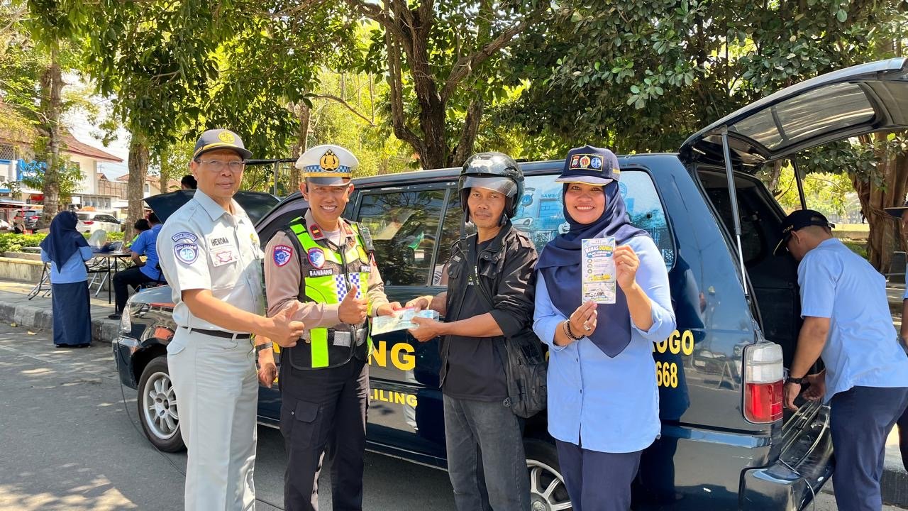 Jasa Raharja Perkuat Penegakan Hukum dan Kepatuhan Pajak Kendaraan melalui Opsgab di Wates