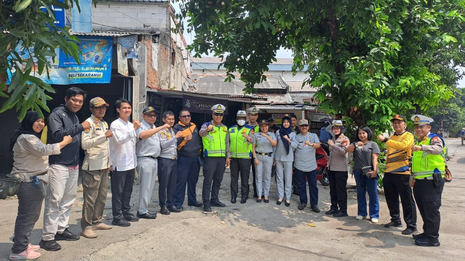 Road Safety Partnership Action, Jasa Raharja Jakarta Selatan Bersama Stakeholder Perkuat Pencegahan Kecelakaan di Titik Rawan Laka Kebayoran Lama