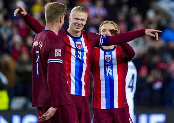 Borong Dua Gol, Haaland Bawa Norwegia Kalahkan Denmark 3-2