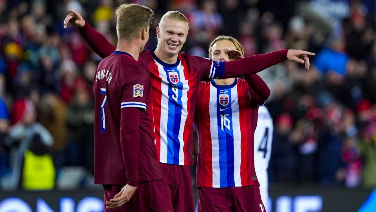 Borong Dua Gol, Haaland Bawa Norwegia Kalahkan Denmark 3-2