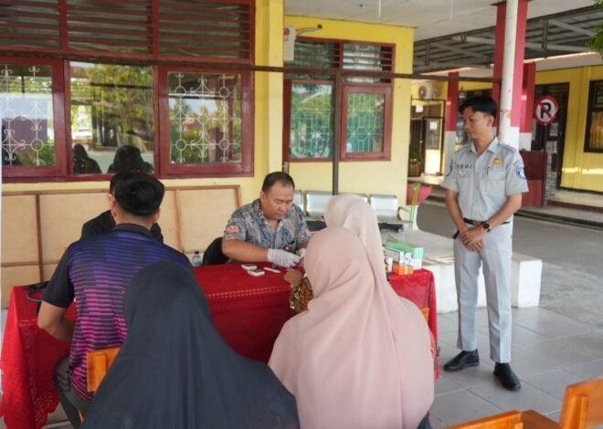 PT Jasa Raharja (Persero) Kanwil Bengkulu Hadirkan Cek Kesehatan Gratis Bagi Guru dan Siswa SMAN 1 Kota Bengkulu