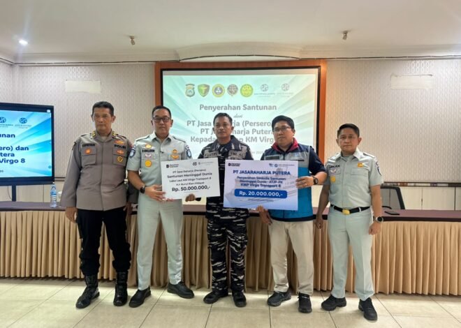 Pastikan Perlindungan, Jasaraharja Putera Salurkan Santunan bagi Korban Musibah KM Virgo Transport 8