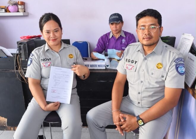 Jasa Raharja Sambangi PO Restu Mulya, Cek Langsung Kelengkapan Iuran Wajib dan Pajak Kendaraan