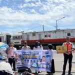 Jasa Raharja Sumbar Bersama Stakeholder Sosialisasikan Keselamatan Perjalanan Kereta Api di Padang