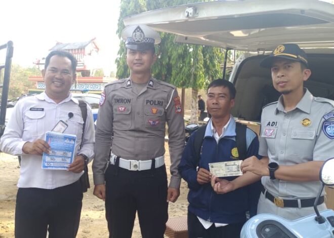 Tim Pembina Samsat Pelaihari: Ajak Masyarakat Tertib Administrasi Kendaraan di Gunung Kayangan
