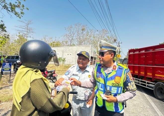 Jasa Raharja Dorong Kepatuhan PKB dan SWDKLLJ melalui Operasi Gabungan SIGAP di Wonosari
