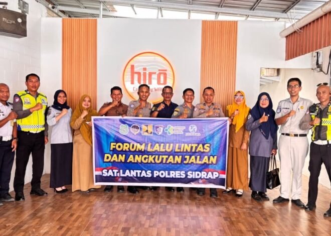 PT Jasa Raharja (Persero) Cabang Parepare Gelar Forum Komunikasi Lalu Lintas, Perkuat Sinergi Lintas Sektor di Kabupaten Sidrap