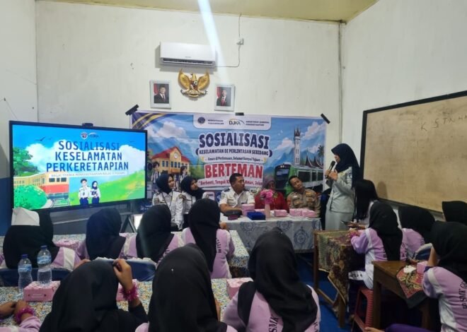 Jasa Raharja Sumbar Bersama Stakeholder Edukasi Keselamatan di Perlintasan Sebidang