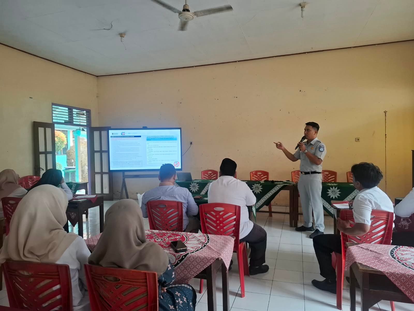 Jasa Raharja Cabang Magelang Laksanakan Pengajar Peduli Keselamatan Lalu Lintas Di SMK Muhammadiyah 1 Mertoyudan Kabupaten Magelang