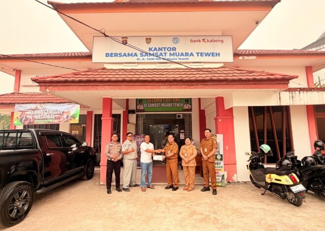 Tim Pembina Samsat Muara Teweh Apresiasi Wajib Pajak Patuh, Dorong Kepatuhan Masyarakat