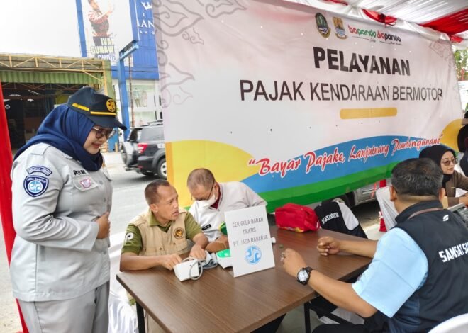 Tingkatkan Keselamatan dan Kepatuhan, PT Jasa Raharja (Persero) Cabang Cirebon Melaksanakan Kegiatan Pemeriksaan Pajak Kendaraan Bermotor dan Berikan Layanan Kesehatan Gratis di Kec Kedawung Kab Cirebon
