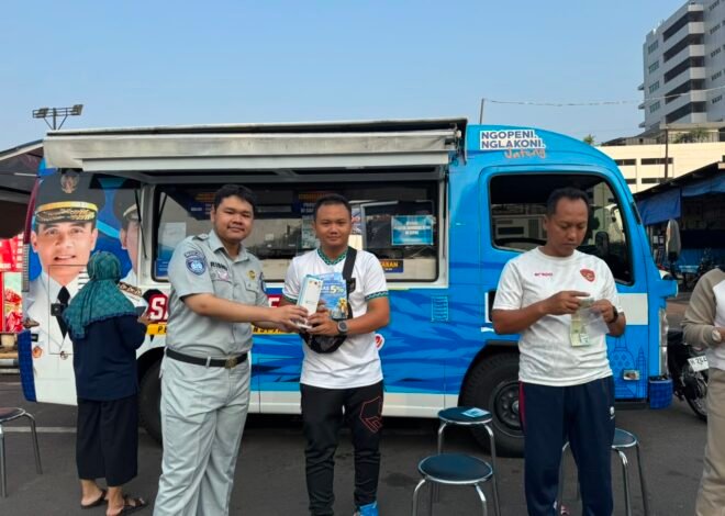 Jasa Raharja Cabang Semarang Dukung Layanan Samsat Keliling di CFD Simpang Lima dan Edukasi Program Jateng Bebas Denda