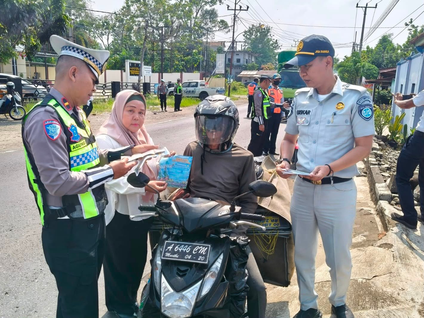 Jasa Raharja Lampung dan Mitra Perkuat Edukasi Keringanan Pajak serta Keselamatan Berlalu Lintas di Tanggamus