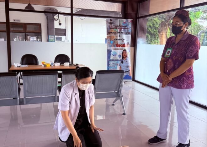 Di Tengah Aktivitas Terminal Ubung,Jasa Raharja Hadirkan Layanan Kesehatan Gratis