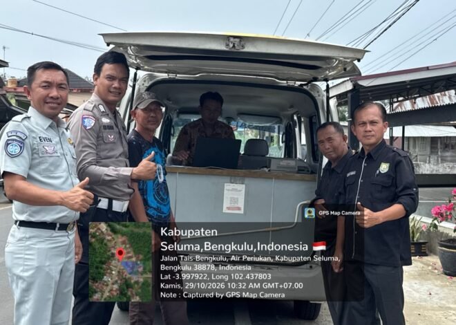 Dekatkan Layanan kepada Masyarakat, Tim Pembina Samsat Seluma Gelar Samsat Halte