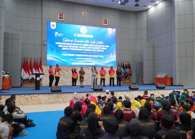 Jasa Raharja Bali Hadir di Dies Natalis ke-7 Poltrada, Taman Lalu Lintas Jadi Ruang Edukasi Keselamatan