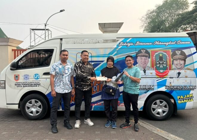 Tim Pembina Samsat Banjarmasin II Hadirkan Layanan Pajak Kendaraan di Car Free Day