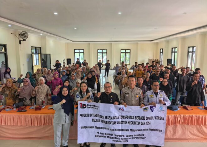 Jasa Raharja Gandeng Satlantas dan Dishub Karanganyar, Dorong Aparatur Desa Jadi Penggerak Keselamatan Lalu Lintas