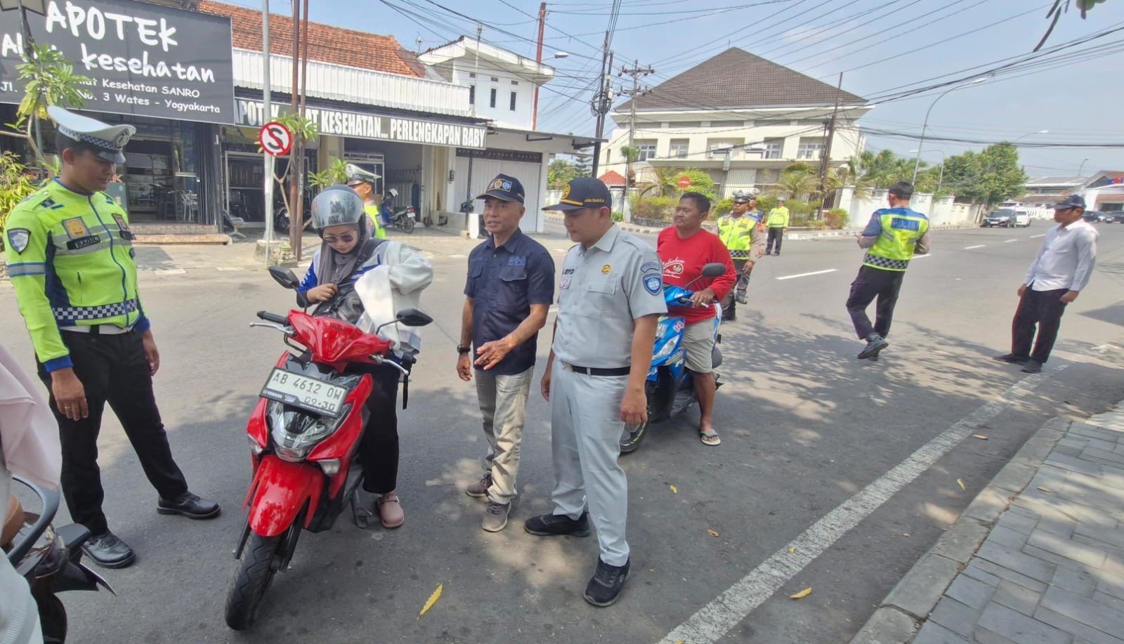 Jasa Raharja Bersama Instansi Terkait Dukung Operasi Gakum untuk Meningkatkan Ketertiban Berlalu Lintas di Kulon Progo