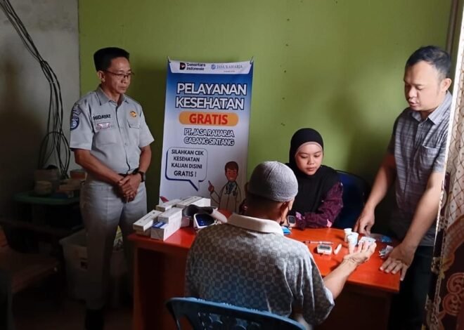 Jasa Raharja Sintang Gelar Layanan Kesehatan Gratis, Langkah Preventif Tekan Risiko Kecelakaan