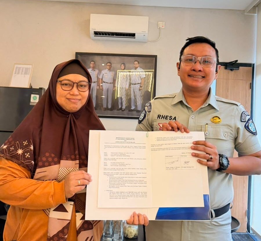 Jasa Raharja Cabang Malang dan Klinik Larisa Sepakati Kerja Sama Diskon Khusus bagi Wajib Pajak Patuh