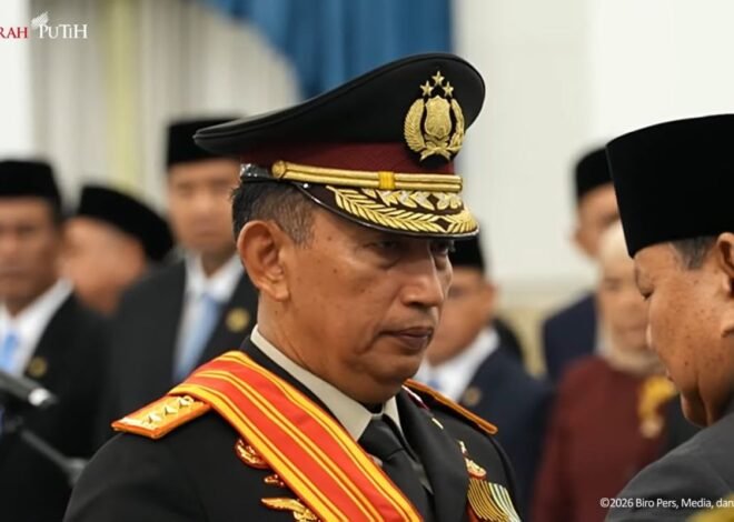 Listyo Sigit Dilantik Jadi Kepala Staf Kepresidenan Usai Tak Lagi Menjabat Kapolri