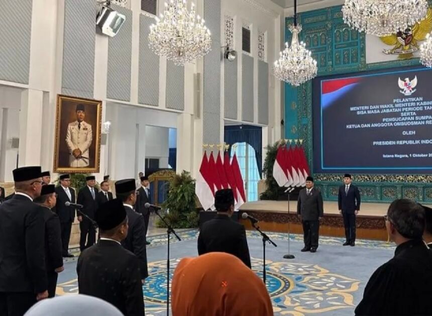 Resmi Dilantik, Bahlil Jadi Menko Hilirisasi dan Transisi Energi