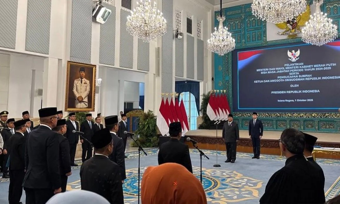 Resmi Dilantik, Bahlil Jadi Menko Hilirisasi dan Transisi Energi