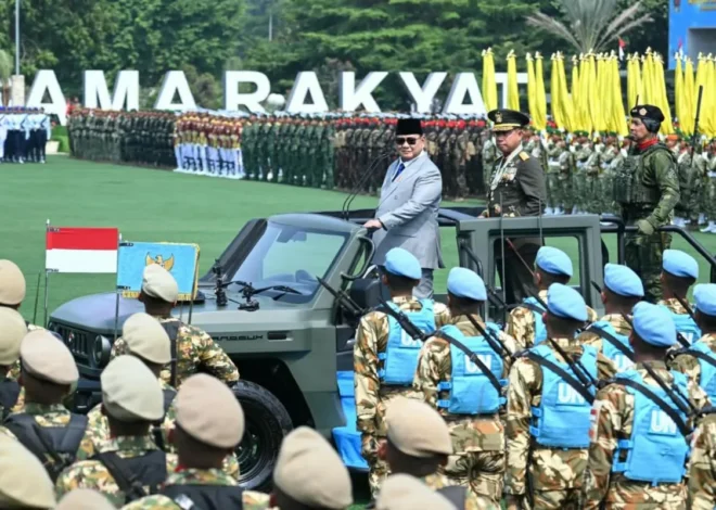Presiden Prabowo Resmikan 204 Satuan Baru TNI Sekaligus Lantik Enam Pangdam