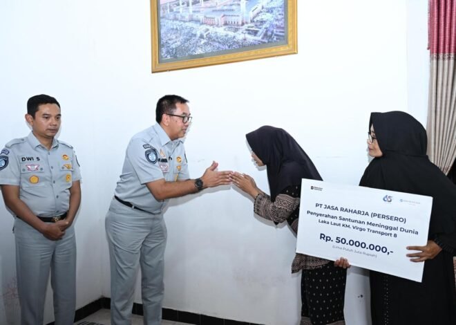 Jasa Raharja Terus Bergerak, Tiga Ahli Waris Korban KM Virgo Terima Santunan di Jawa Timur