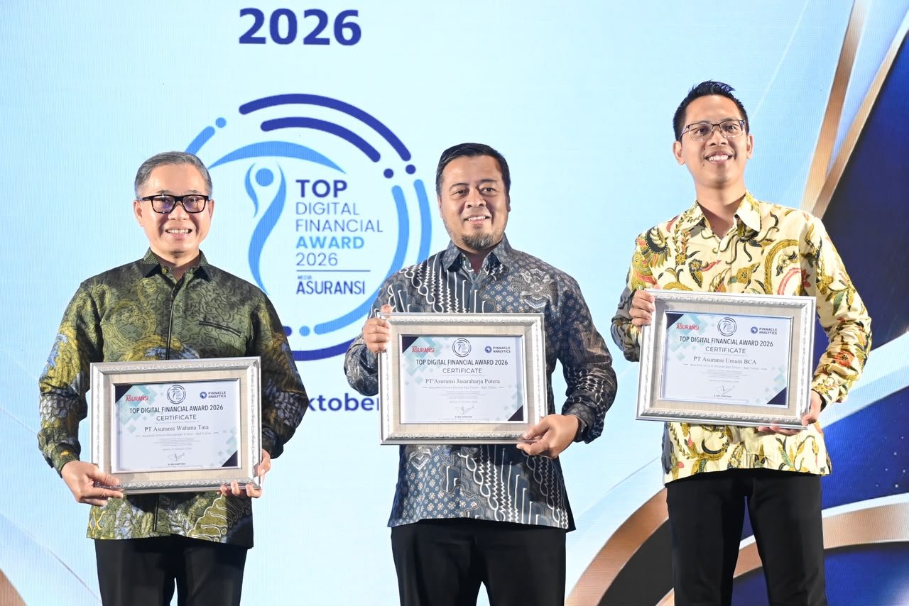 Perkuat Transformasi Digital dan Kinerja Keuangan, Jasaraharja Putera Raih Top Digital Financial Award dan CFO Award 2026