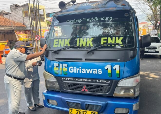 Tim Pembina Samsat Garut Gelar Operasi Gabungan di Bunderan Tarogong, Hasilkan Penerimaan Rp38,99 Juta
