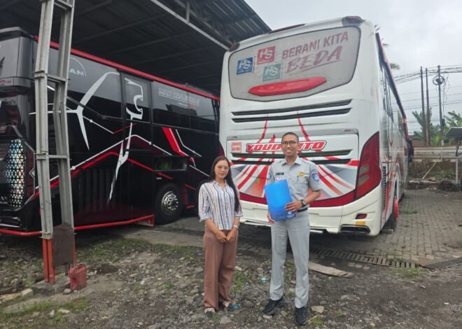 Jasa Raharja Dorong Kepatuhan IWKBU dan SWDKLLJ melalui CRM PT Surya Jaya Transport