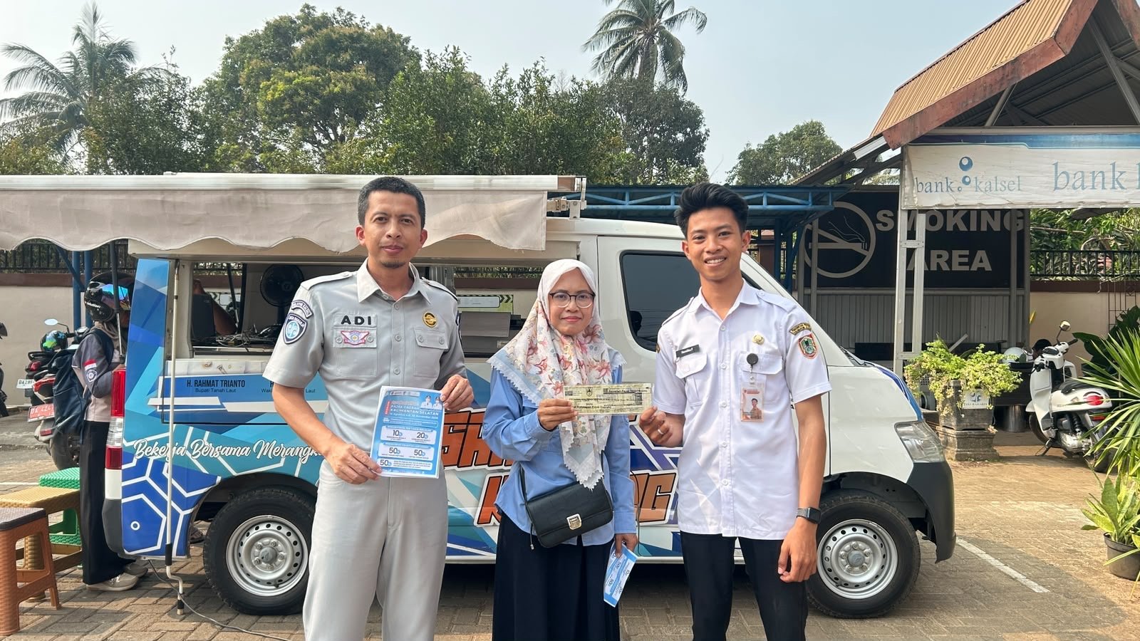 Tim Pembina Samsat Pelaihari Gelar Operasi Gabungan, Ajak Warga Manfaatkan Keringanan Pajak