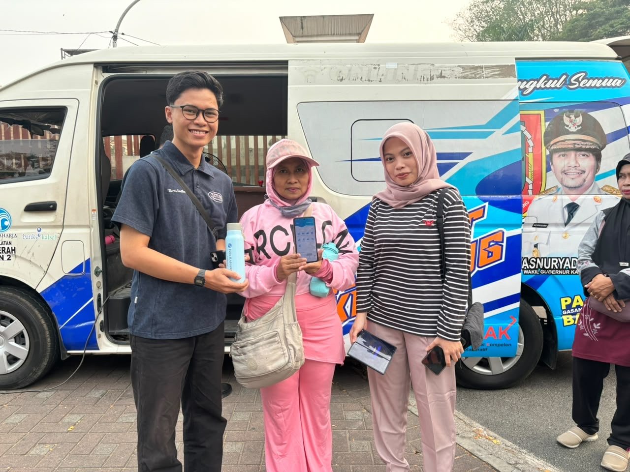 Jasa Raharja Kalsel Ajak Pengunjung CFD Kenali MyJasfren, Download dan Spin Hadiah Menarik