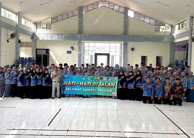 Jasa Raharja Dorong Generasi Muda Jadi Pelopor Keselamatan Berlalu Lintas melalui PPKL dan Safety Campaign di SMAN 9 Balikpapan