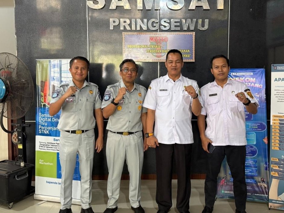 Jasa Raharja Lampung Perkuat Koordinasi dan Monitoring Program Keringanan Pajak di Pringsewu