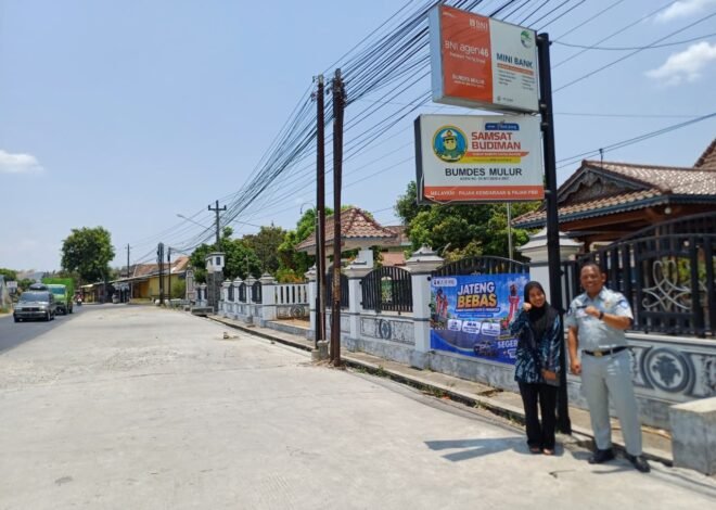 Perkuat Glorifikasi Program Jateng Bebas, RC Samsat Sukoharjo Pasang Spanduk di Sejumlah Titik Strategis