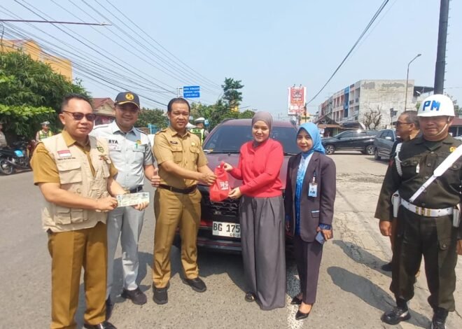 Jasa Raharja Lahat Dan Tim Samsat Lahat Dekatkan Layanan Kesamsatan Pada Siguntang Menyapa di City Mall