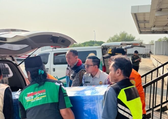 Jasa Raharja Semarang Kawal Kepulangan Jenazah Korban KM Virgo di Bandara Internasional Ahmad Yani