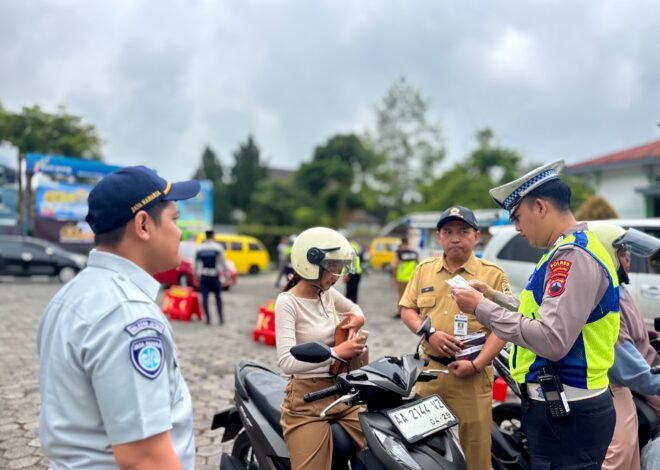 Operasi Patuh Candi 2026, Satlantas Polres Wonosobo bersama Tim Pembina Samsat Perkuat Edukasi Keselamatan dan Kepatuhan Pajak Kendaraan